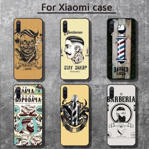 Funny letter barber shop Hair Phone Case for Xiaomi mi 6 6plus 6X 8 9SE 10 Pro mix 2 3 2s MAX2 note 10 lite Pocophone F1