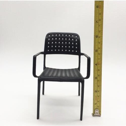 1:6 scale black Dinning Chair supawit mini furniture toy for fashion royalty doll figure
