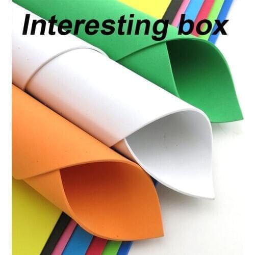 Color EVA sheet EVA paper DIY handmade safety and environmental protection puzzle foam material