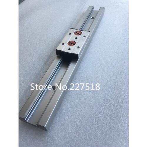 1pcs Double axis roller linear guide SGR20 L500mm +1pcs SGB20UU block multi axis core linear Motion slide rail auminum guide