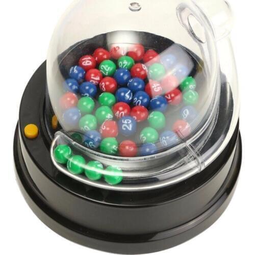 Electric Lucky Lottery Toy Number Picking Machine Mini Lottery Bingo Games Shake Lucky Ball Entertainment Board Game Party Games