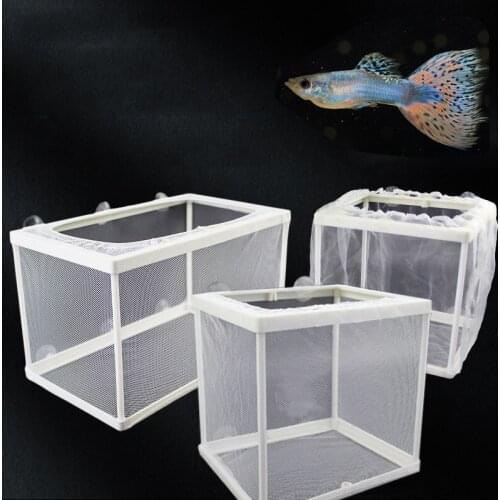 Aquarium Isolation Breeder Production Mesh Net Box Incubator Fish Tank Small Fry Breeding Box Plastic Gauze Trap Aquarium Supply