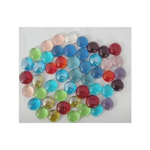 Colorful glass stone Glass Playing Toy Marbles For Vases Fish Tank Decoration Game Glass For Childrens Gift 1.7CM