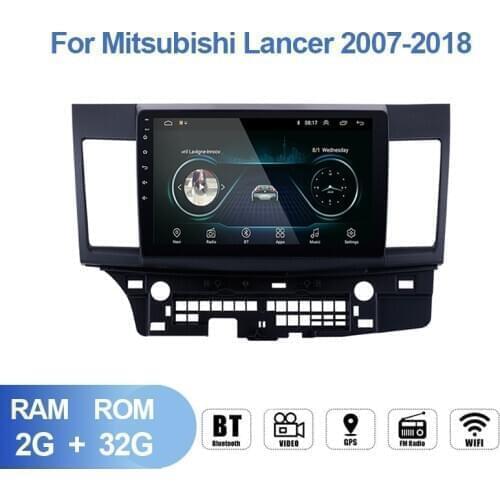 2G+32G Car Radio Multimedia Video Player for Mitsubishi Lancer 2007-2018 2 Din Android 9.1 Car Head Unit Radio Autoradio GPS