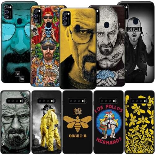 GX89 Heisenberg Breaking Bad Silicone Soft Case for Samsung S6 S7 Edge S8 S9 S10 S10E S20 Fe S21 S21s S30 Ultra Plus Lite
