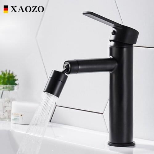 304 Stainless Steel 360 Rotate Basin Faucet Bathroom Kitchen Faucet Water Saving Tap Nozzle Cold and Hot Tap