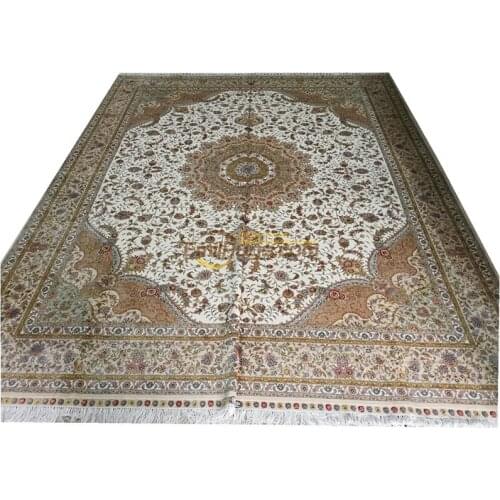 Carpet for bedroom Silk Persian Oriental woven Living Room Pattern
