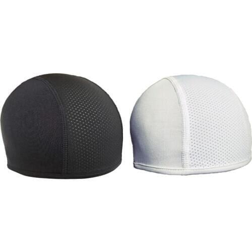 Warm Cycling Cap Winter Riding Skiing Helmet Lining Cap Breathable Thermal Helmet Liner Hat Unisex Soft Sports Cap Solid Color