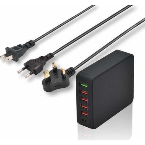 Tinhofire Quick Charge 3.0 USB Charger Type C USB-C Port For iPhone iPad Samsung Galaxy S6 S7 S8 Edge Huawei P10 AC Adapter