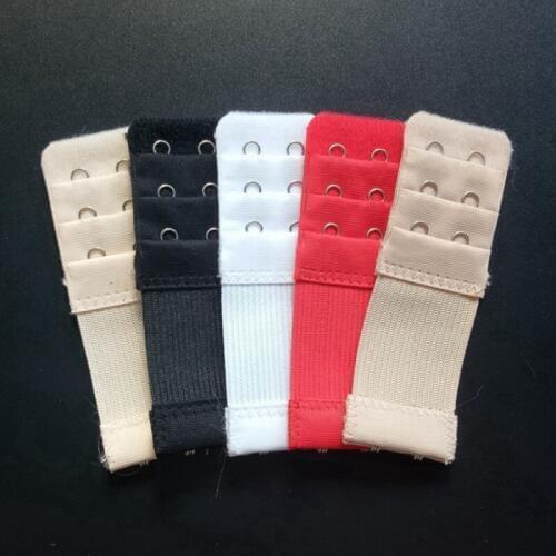 Women Bra Extender 3 Rows 2 Hooks Elastic Adjustable Lengthen Clasp for Underwear TT@88