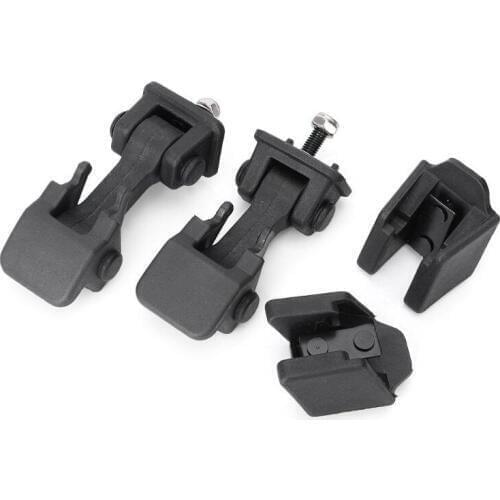 Hood Latch Rubber Catch Release Kit Left and Right Both Side Hood Lock Catches for Jeep Wrangler TJ 1997-2006