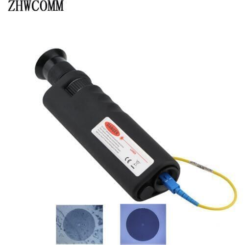 ZHWCOMM High precision 2.5mm&1.25mm Adapter universal Handheld 400x Fiber Optical Inspection Microscope Free Shipping