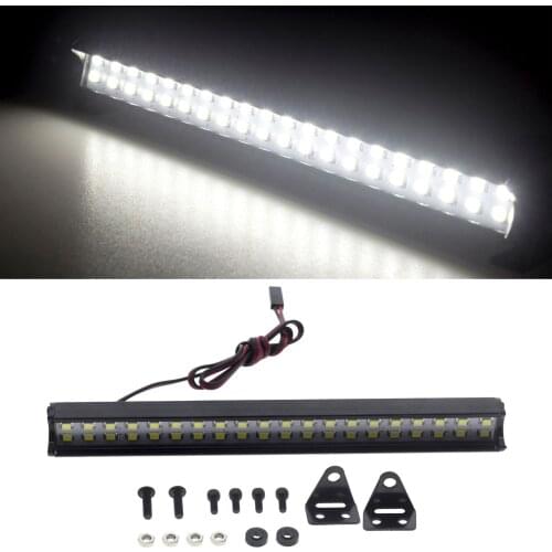 150mm RC Car Roof Lamp White Light Color 40 LED Light Bar for 1/10 RC Crawler Fits Axial SCX10 90046 D90