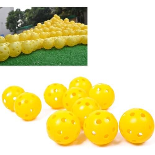 2/10Pcs Golf Balls Plastic Whiffle Airflow Hollow Golf Practice Sports Golf Accessories Balls Kids Childrem Playing Balls 4CM