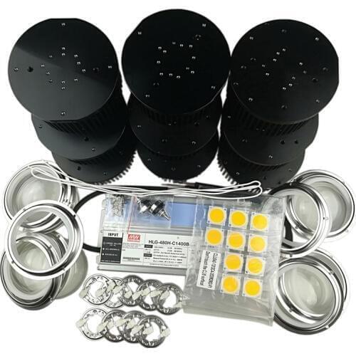 480w citizen clu048 led cob citizen clu048 1212 led grow light with MW led driver HLG-480H-C1400B