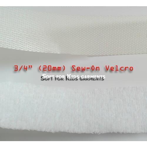 50yards pack 3/4 inch hook and loop fastener gripper touch tape sew on velco fastener for kids craft sewing & repairs