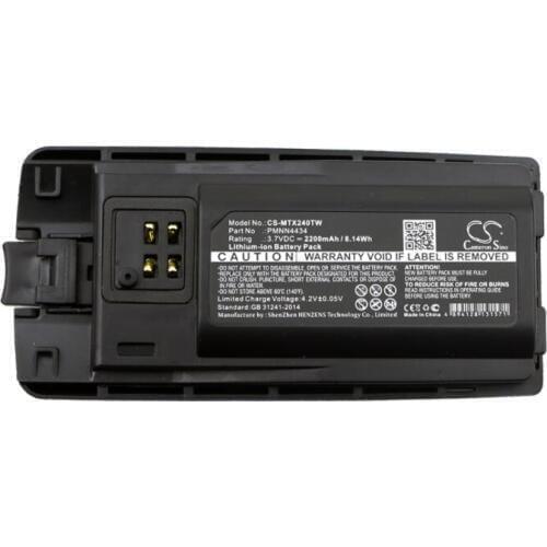 Cameron Sino 2200mAh battery for MOTOROLA RMM2050 RMU2040 RMU2080 RMU2080d RMV2080 XT220 XT420 PMNN4434 PMNN4434A