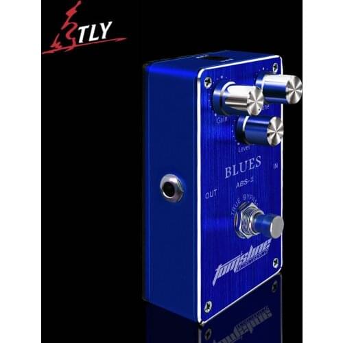 AROMA ABS-1 True Bypass Blues Distortion Electric Guitar Effect Pedal High Gain Output Low Power Consumption