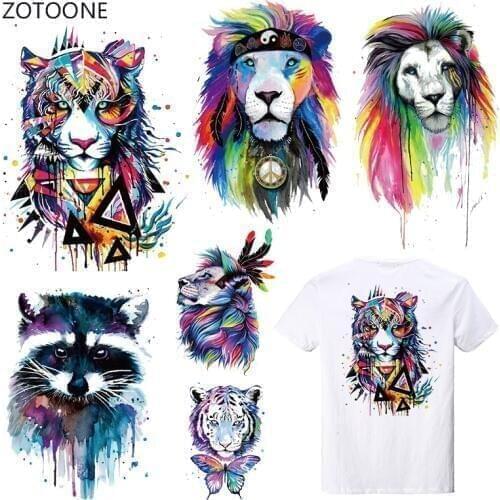 ZOTOONE Ink Stripes Iron on Transfer Patches on Clothing Diy Patch Heat Transfer for Clothes Decoration Stickers for Kids Gift G