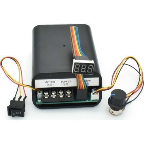 DC10V-55V DC Motor Speed Controller Built-in fan Drive Module Forward and reverse Switch With Digital Display(6.3)