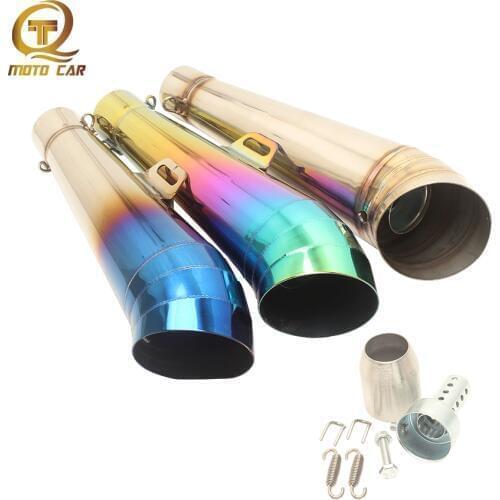 Motorcycle Exhaust Escape Muffler DB Killer Slip On for Z800 Z750 Z250 Z300 CbR300 Z1000 GSXR1000 CB1000R GSR750 R3 R1 K6 K7 K8