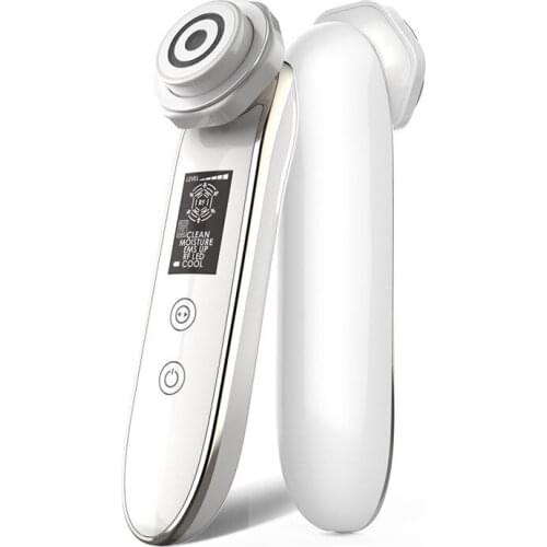 Beauty New Technology Face Tighten EMS Red Blue Light Instrument RF Radio Frequency Facial LED Photon Skin Face Lift Care Device