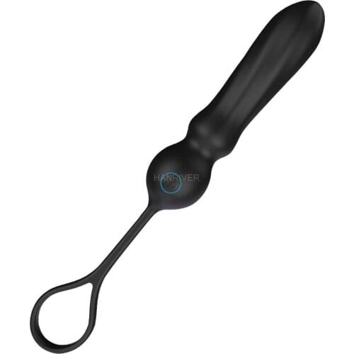 Multifunctional Vibrating Massager Rechargeable Silicone Cock Delay Ring Wireless Smooth Plug Stimulator for Men Women Climax