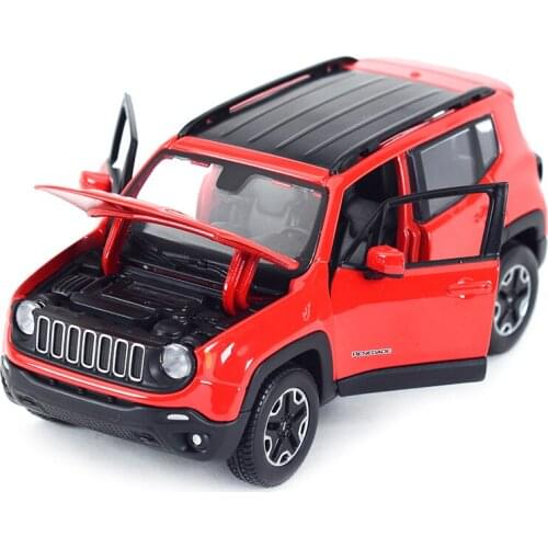 1:24 Jeep Renegade SUV Off-road Vehicle Static Die Cast Vehicles Collectible Model Car Toys