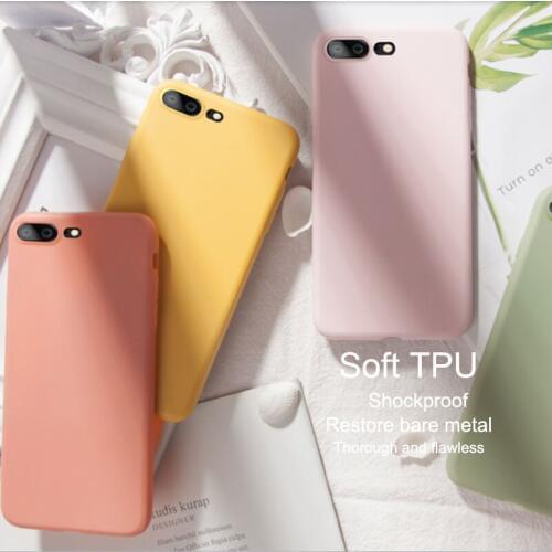 BETHEBEY TPU Soft Silicone Case for Huawei Y5 Y6 Y7 Y9 Pro 2019 2018 Nova 4 3 2S 2 Plus Cute Candy Color Case cover Phone