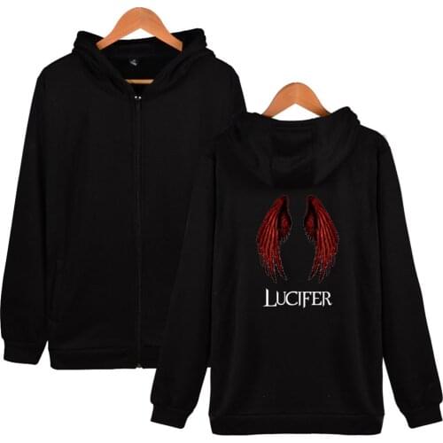 New TV Series Lucifer Season 5 Print 2020 Fashion Hoodies Sweatshirts Men/Women Trend Pullover Zippers Clothes