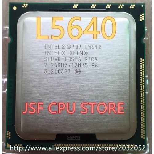 Intel Xeon L5640 l5640 12MB 2.26GHz 60W LGA1366 Desktop CPU Processor can work you can order