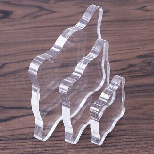 Transparent Stamp Acrylic Pad DIY scrapbooking Color Process Essential Tools 28TC