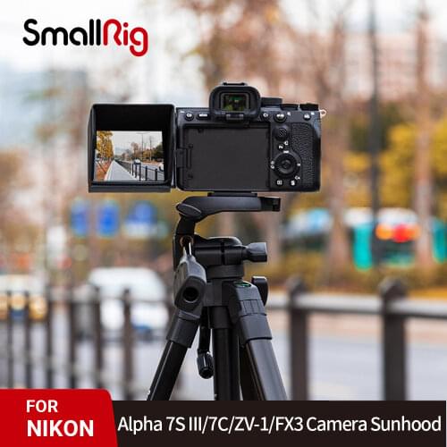 SmallRig Sunhood for Sony Alpha 7S III/Alpha 7C/ZV-1/FX3 Camera 3206