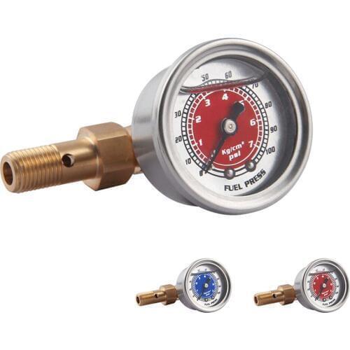 Universal Shockproof Oil Meter Vehicle Fuel Level Gauge Aluminum Alloy Car Modification Parts