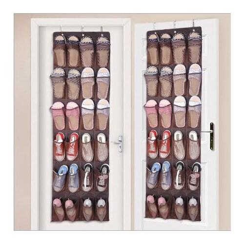 Party Favors New 24 mesh non-woven bag door shoes mesh fabric hanging storage bag