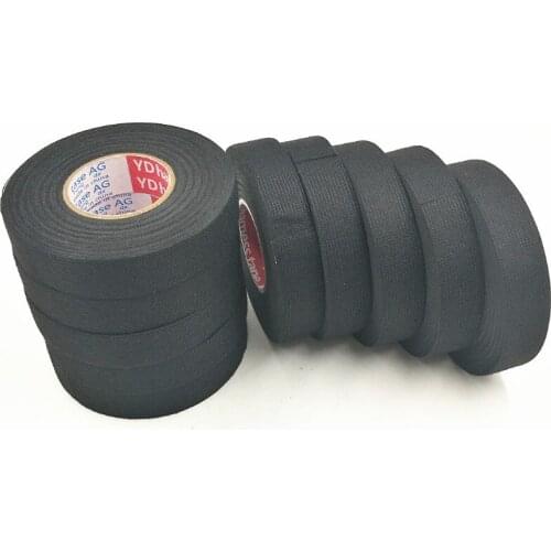 19mm x 15m Auto Car Flannel Adhesive Tape Wiring Harness Anti Rattle Self Adhesive Felt Tape for Car Line Dressing 10pcs