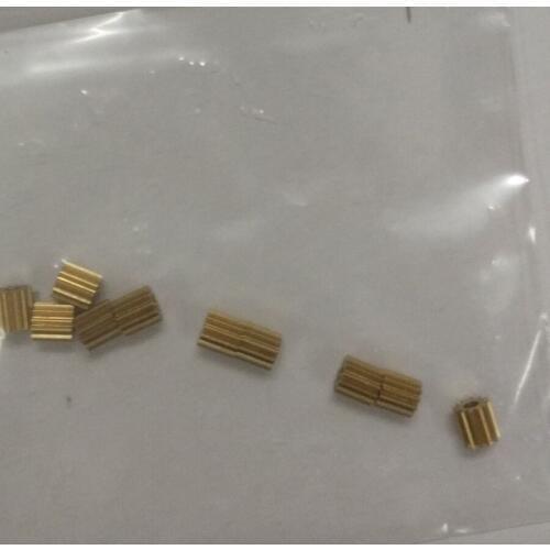 10pcs/ 50pcs Original New Motor Copper Gears Metal Gears FOR Mettler Toledo 3600 3650 3610 Electronic Printer Motor Gear