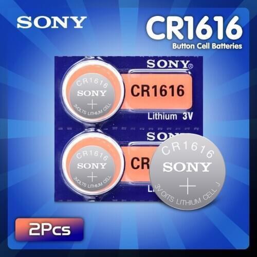 2Pcs/lot FOR SONY CR1616 DL1616 ECR1616 LM1616 1616 3V Lithium Batteries Cell Button Coin Battery For Motherboard Watch
