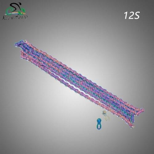 2020 Riding Accessories Road Bike Mountain Bike Road Bike Folding Car Colorful Chain 12-Speed 24-Speed Bicycle Color Chain Chain