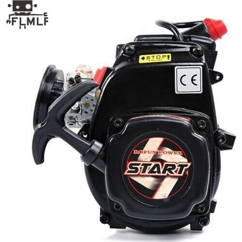 45CC Double Ring 4 Bolt Easy Start Engine Fit 1/5 Hpi Rofun Baha Km Rovan Baja Lois 5ive-T DBXL FG GoPed Redcat Car Toys Parts