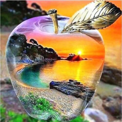5D DIY Diamond Painting Landscape Rhinestone Cross Stitch Art Picture Full Diamond Embroidery Mosaic Home Decoration Gift Kit