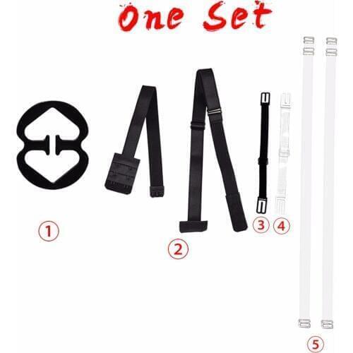 Bra Accessories Straps Backless Adapter Converter Adjustable Extender Hook Resistant Buckle Shoulder Non-Slip Holder Adjustable