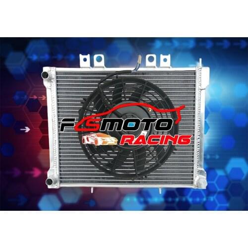 Aluminum Radiator For Polaris Sportsman 700 Twin EFI 4x4 683cc 2002-2007 600 + FAN & Silicone Hose FOR 700