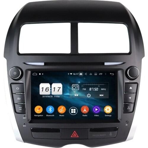 4gb+128gb 2 DIN 8" PX6 Android 10 Car DVD Player for Mitsubishi ASX 2010-2016 DSP Radio GPS Bluetooth 5.0 WIFI Easy Connect