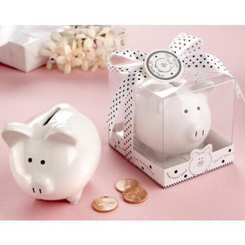 Free Shipping 50pcs/lot Wedding gift married supplies gift pig piggy bank New house decoration Wedding Favors Party Stuff