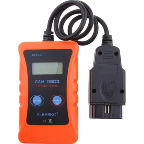 LCD AC600 OBD2 OBDII Auto Fault Diagnostic Scanner Code Reader Test Tool