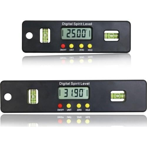 100/150/200mm Digital Level Box Electronic Angle Gauge Protractor Angle Finder Bevel Gauge With Magnetic Base