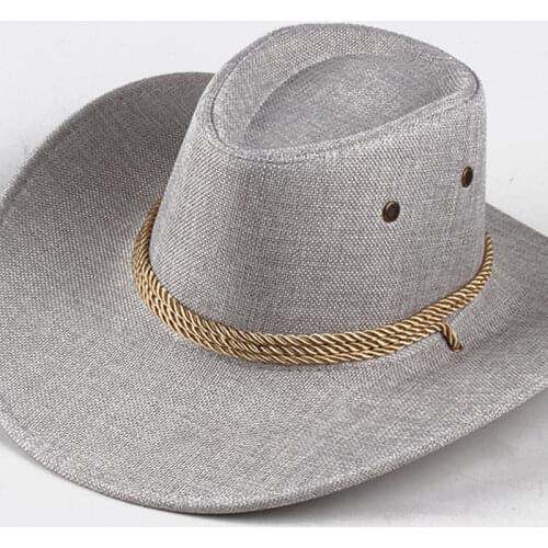 New summer mens sun hat cowboy hat national wind hat travel beach hat foreign trade