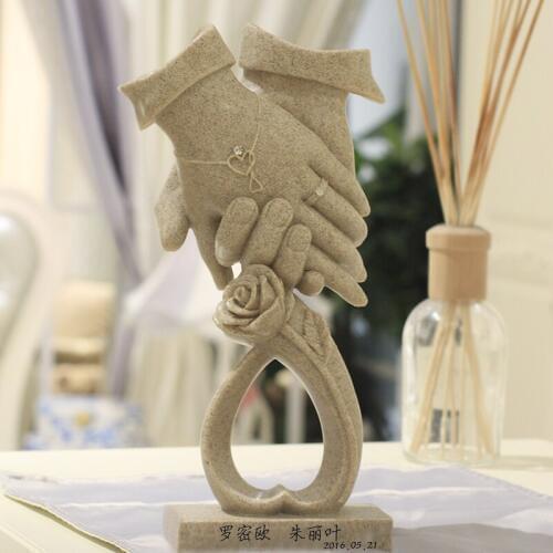 Creative lovers hand model gift wedding anniversary wedding decor decoration creative utility decor