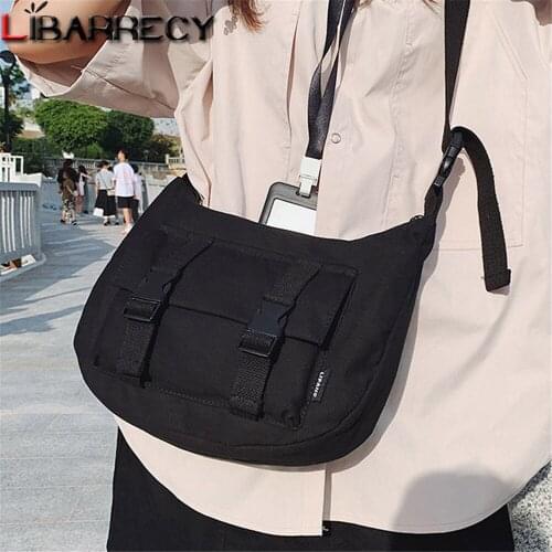 Fashion Anti-theft Design Ladies Shoulder Bag Letter Designer 2021 Women Messenger Bags High Quality Nylon Student School Bag